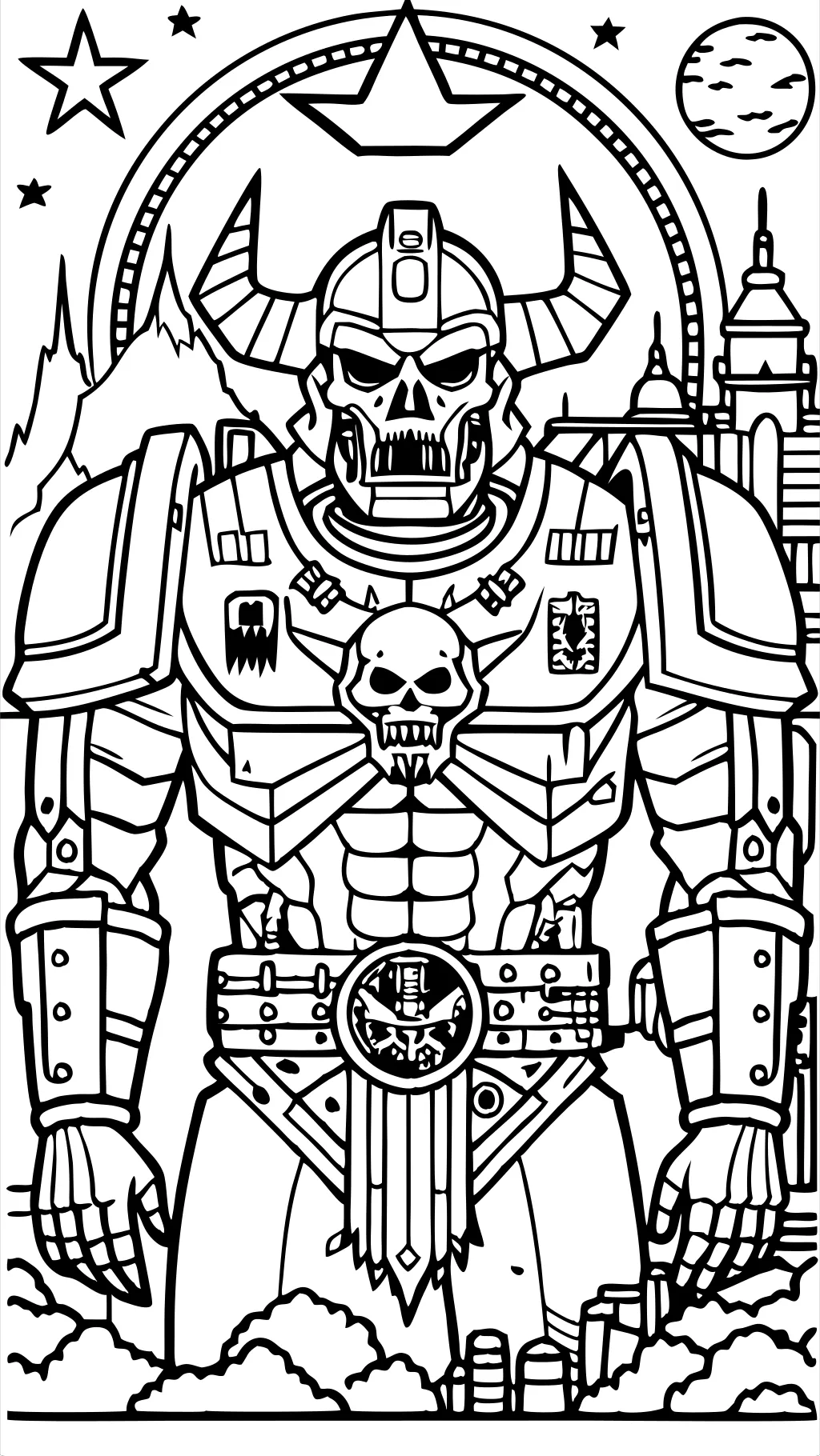 warhammer 40k coloring pages